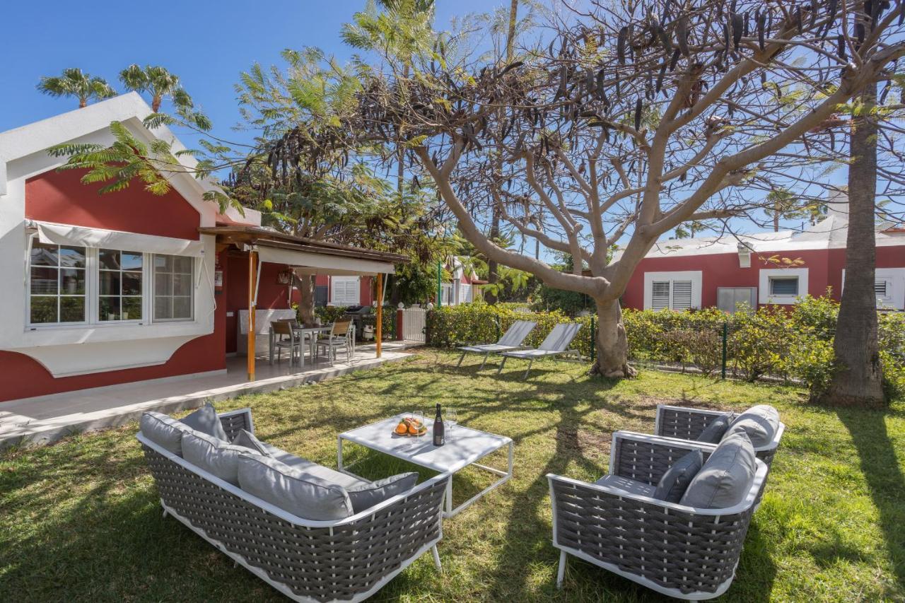 Lightbooking Tunos 73 Maspalomas Gran Jardin Y Barbacoa Extérieur photo