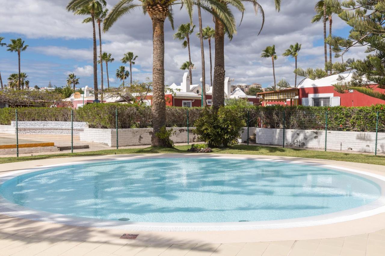 Lightbooking Tunos 73 Maspalomas Gran Jardin Y Barbacoa Extérieur photo
