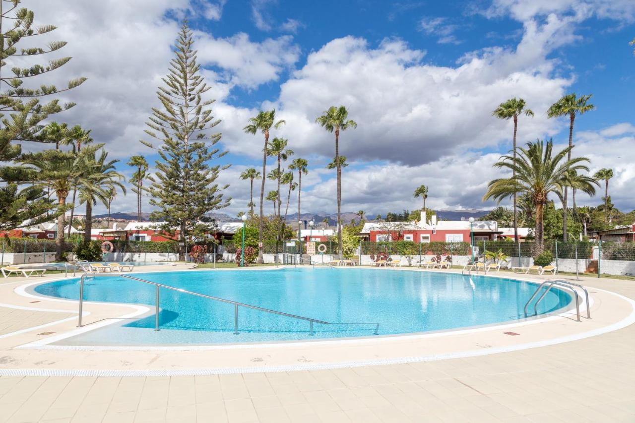 Lightbooking Tunos 73 Maspalomas Gran Jardin Y Barbacoa Extérieur photo